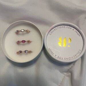 Bomb Party Mental Health Awareness Ring- size 6 Your are Enough 🩵